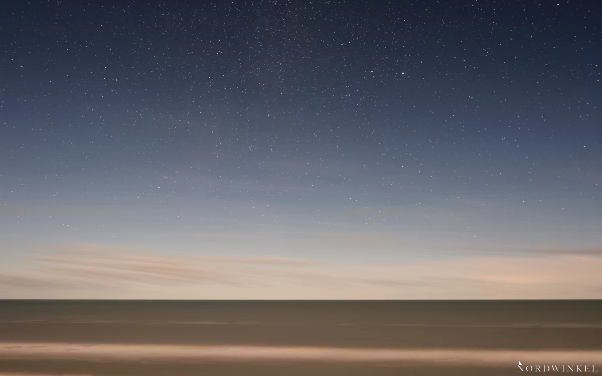 sternenhimmel über der nordsee