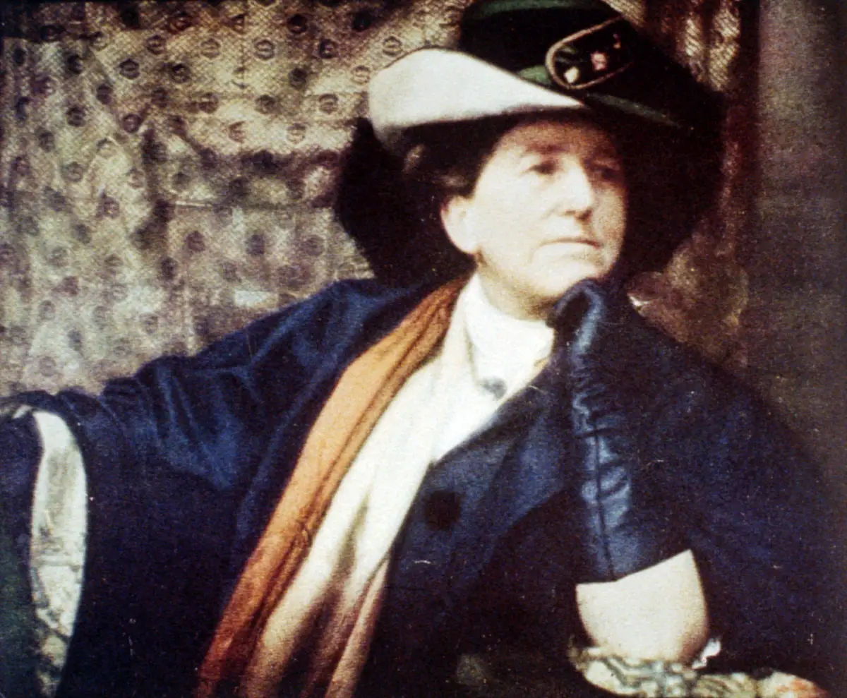 porträt gertrude käsebier nachträglich koloriert