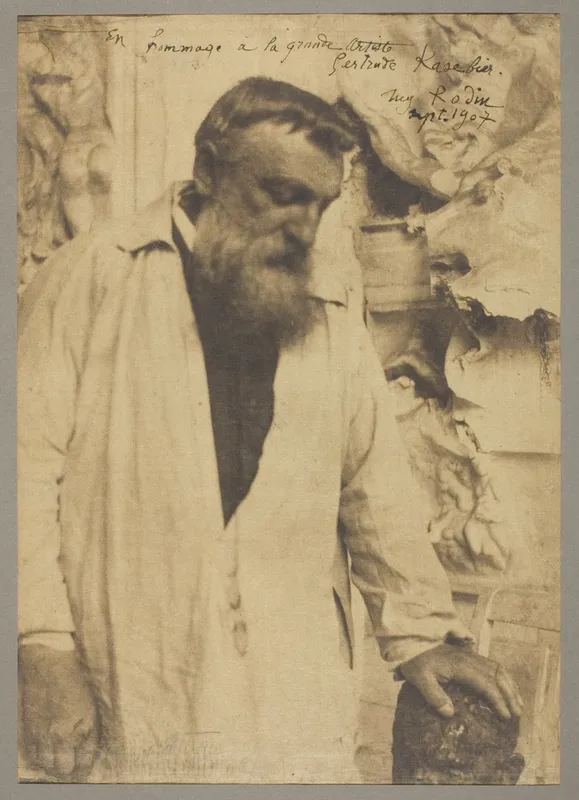 gertrude käsebier porträt auguste rodin